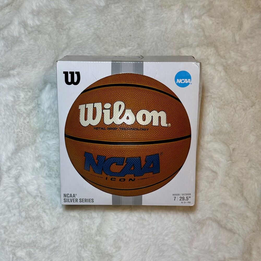 Wilson NCAA Icon Basketball Size 7 • Indoor/Outdoor • New